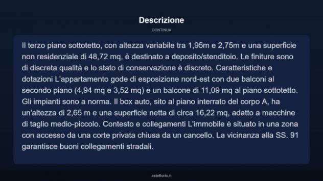 Immobile in asta di 140 m², box auto in vendita a Campagna - Foto 5