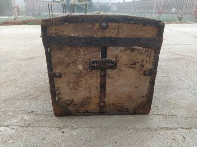 antico baule bombato - Foto 3