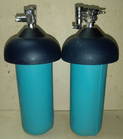 GADGET PUBBLICITARIO DI OROLOGIO SUBACQUEO - 2 BOMBOLE DA SUB - 15 CM