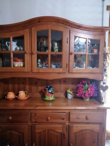 Credenza VADUZ pino completa di base e alzata 3 ante - Foto 3