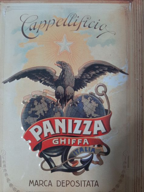 INSEGNA CAPPELLIFICIO PANIZZA TARGA IN RILIEVO - Foto 2