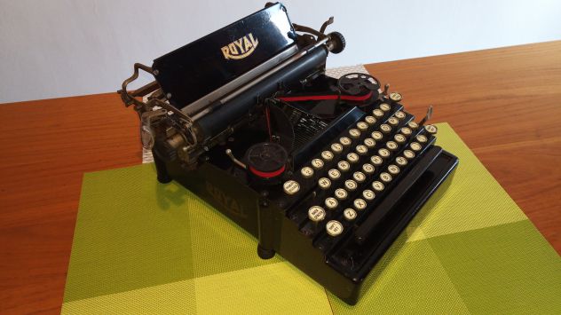 Macchina da scrivere, la mitica: "Royal N.5 Flatbed - 1918/1919" -  Made in USA - Foto 5