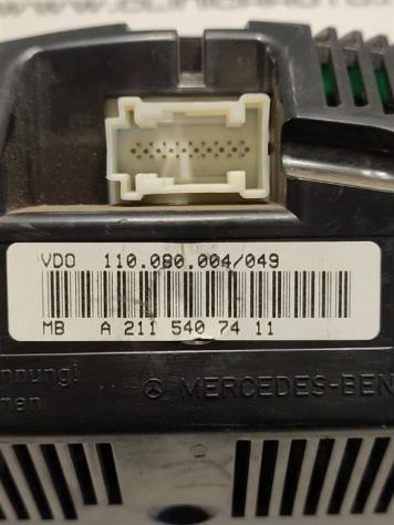 QUADRO STRUMENTI MERCEDES Classe E Berlina W211 A2115407411 646 (0207) - Foto 3