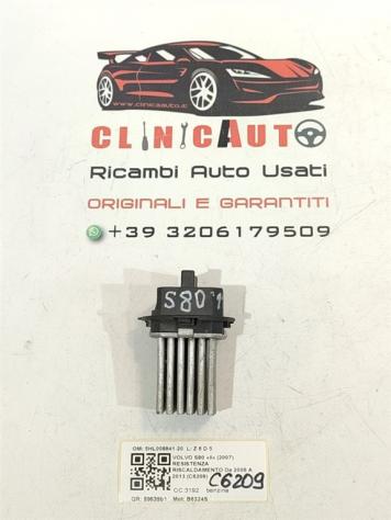 RESISTENZA RISCALDAMENTO VOLVO S80 2° Serie 5HL008841-20 B6324S (06)
