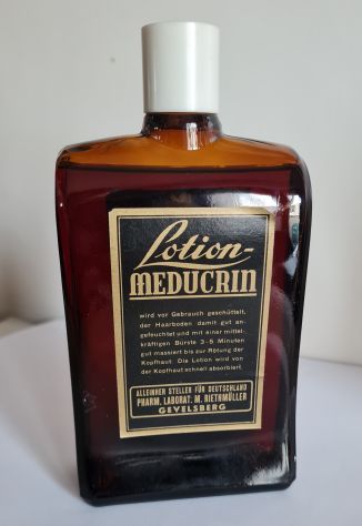 Bottiglia  Vintage   Collezione  Lotion Meducrin  Laborat.M.Riethmuller  Gevelsb - Foto 2