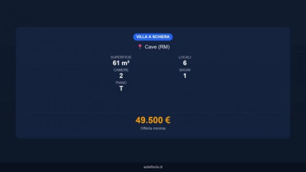 Immobile in asta di 61 m² con più di 5 locali in vendita a Cave - Foto 16