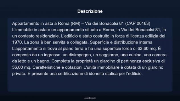 Immobile in asta di 63 m² in vendita a Roma - Foto 3