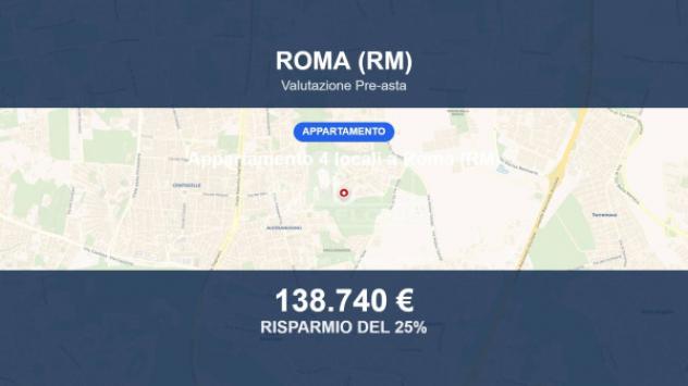 Immobile in asta di 72 m² in vendita a Roma