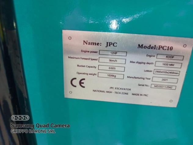 JCB MICROESCAVATORE PC10 NOLEGGIO rif. 16957774 - Foto 10