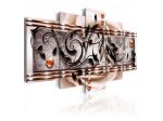Quadro Estroverso Beige Cm.100x50 E 200x100 ARREDALACASA