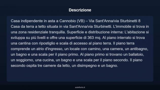 Immobile in asta di 363 m² in vendita a Cannobio - Foto 4