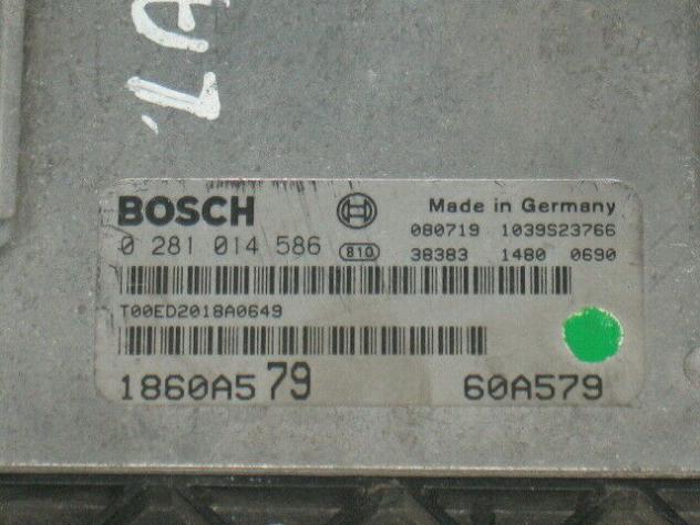 0281014586 ECU CENTRALINA MITSUBISHI LANCER 2.0 0281014586 1860A579 60A579 - Foto 2