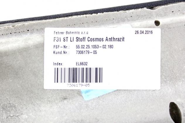 7306179 COPPIA FIANCHETTI SEDILI POSTERIORI BMW SERIE 3 320D F31 LCI SW 2.0 D 4X4 140KW AUT 5P (2016) RICAMBIO USATO 7306180 - Foto 5