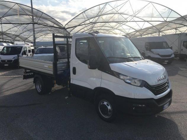 IVECO DAILY 35C14H Cassone ribaltabile trilat.+ Gru - Foto 9
