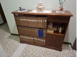 Libreria mobile in legno a giorno