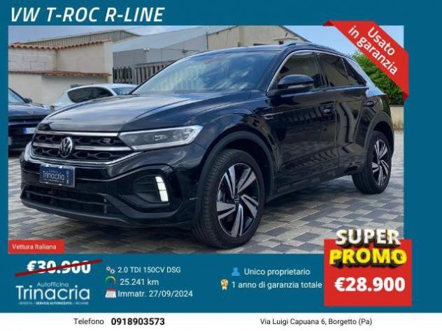 Volkswagen T-Roc R-Line 2.0 TDI 150CV DSG