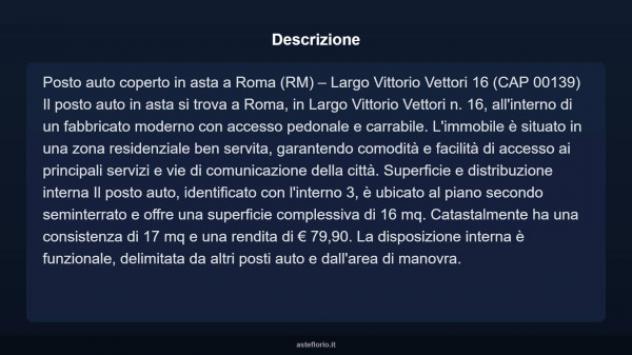 Immobile in asta di 17 m² in vendita a Roma - Foto 8