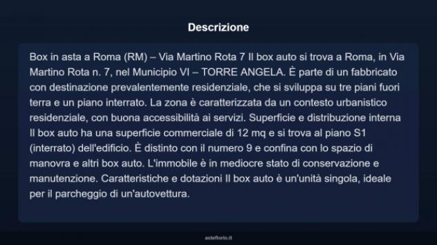 Immobile in asta di 12 m² in vendita a Roma - Foto 3