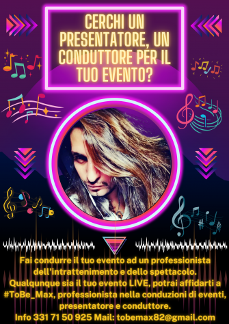 Presentatore, Conduttore Eventi, Feste, Spettacoli e tanto altro