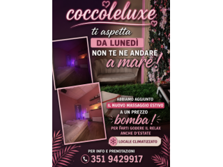 Massaggi - benessere Catania - Coccoleluxe Tel:3519429917