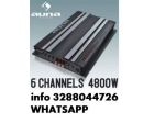 Amplificatore auna car hifi 6 5 3 2 canali bridgeable 4800 w