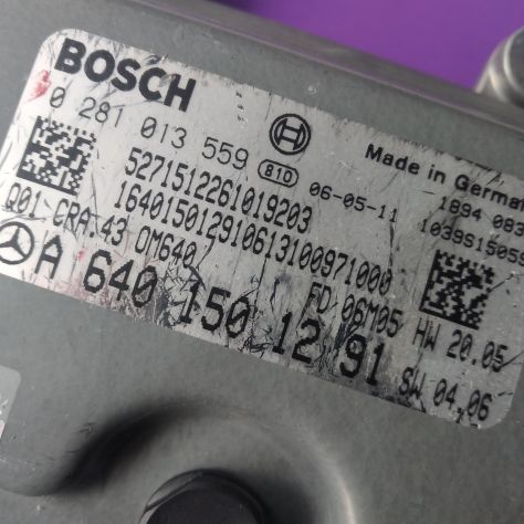 Centralina Motore Mercedes W169 0281013559 A6401501291 HW20.05 SW04.06 Controll - Foto 6