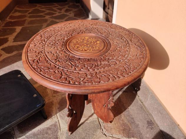 Tavolo artigianale in ottone egiziano inizio 900' - Foto 2