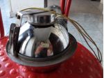 Lampada a incasso acciaio anni 70