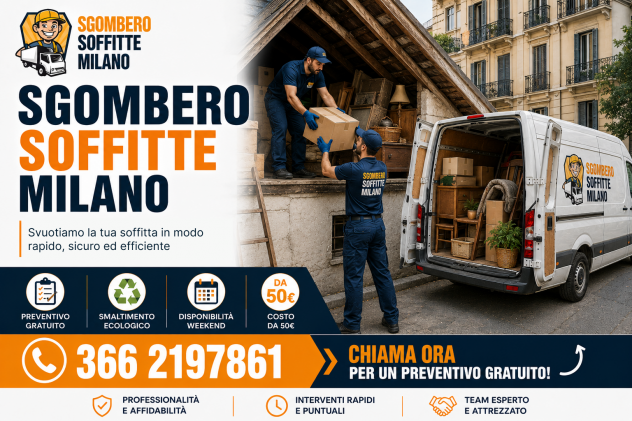 Sgombero soffitte Milano