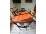 Tavolo allungabile 160/200/240 cm in legno + 6 sedie