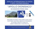 Apollo dionisiaco. Annuale di poeti e artisti alla Biblioteca Nazionale di Roma