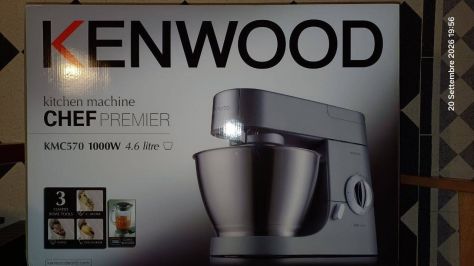 Kenwood KMC570 Chef Premier Impastatrice Planetaria MAI USATA