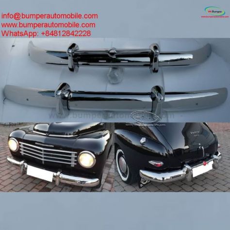 Bumper and grill for Classic Volvo PV 444 year 1947 to 1958 by stainless steel - Foto 4