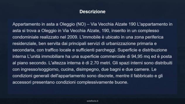 Immobile in asta di 94 m², box auto doppio in vendita a Oleggio - Foto 7