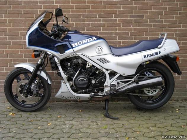 HONDA VF 1000 F 998 COLLETTORE SCARICO MARMITTA CILINDRO POSTERIORE 1987 2100066 - Foto 5