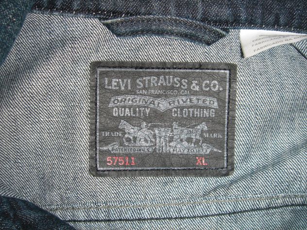 Giacca jeans Levi's originale USA - XL (48) - Nuova - Foto 6