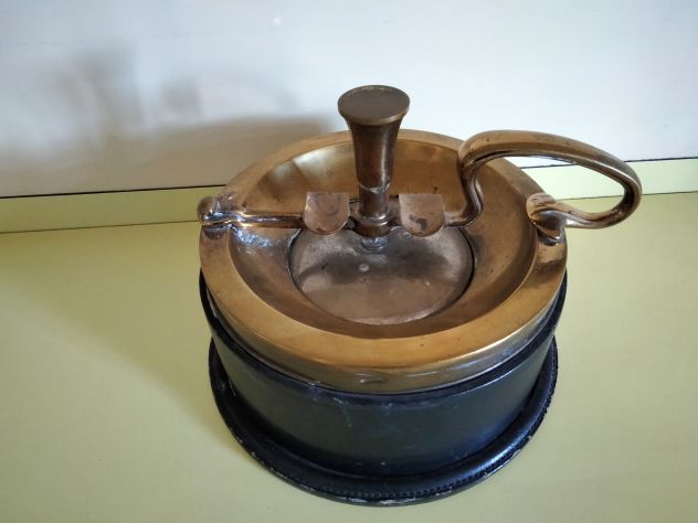 Posacenere Pieghevole In Ottone Lucido StrandAscher – Diametro 6 Cm, Per Marinai E Amanti Del Mare