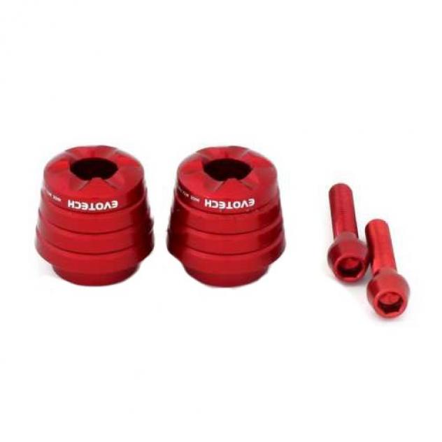 Coppia contrappesi manubrio Yamaha R1 R6 FZ8 FZ1 Aprilia RS 660 Evotech FS-YA1/CR