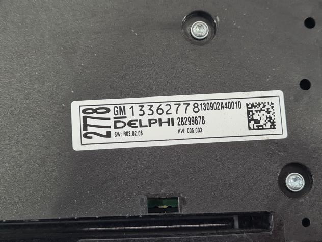 PULSANTIERA CONTROLLO NAVIGATORE/AUTORADIO OPEL Meriva 3° Serie 13362778 (10) - Foto 2