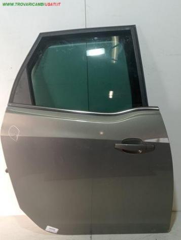 PORTA POST. DX GRIGIO MEDIO MET. CON AL / SE CON DIFETTO STUCCATURA 999-U1561160 Carrozzeria Lamierati esterni Porte Porta post. dx. OPEL - MERIVA