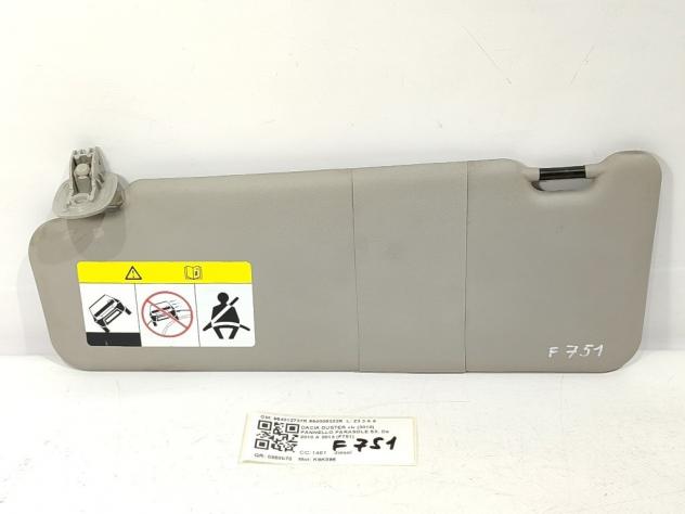 PARASOLE ALETTA ANTERIORE SX DACIA Duster 1° Serie 964012737R 964006322R K9K896 (1017)