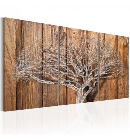 Quadro Albero Grigio Cm. 60x30 E 120x60 ARREDALACASA