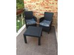 Set da giardino antracite "Keter Salvador Balcony"