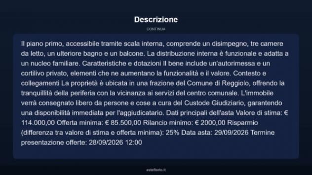Immobile in asta di 132 m², box auto in vendita a Reggiolo - Foto 18