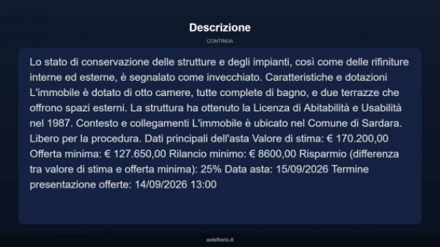 Immobile in asta di 265 m² con più di 5 locali in vendita a Sardara - Foto 10