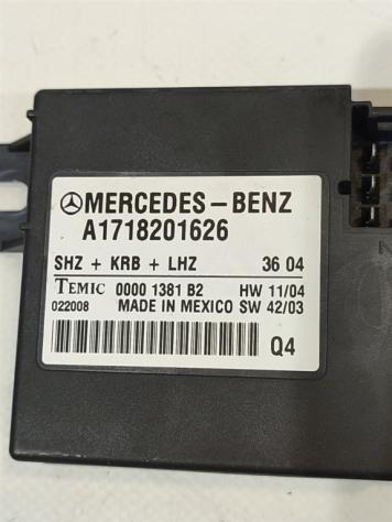 CENTRALINA UNITÀ DI CONTROLLO RISCALDAMENTO SEDILI MERCEDES SLK W171 2° Serie A1718201626 271944 (0411) - Foto 2