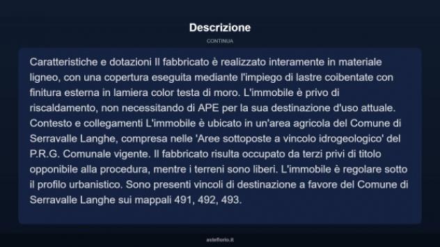 Immobile in asta di 8268 m² in vendita a Serravalle Langhe - Foto 4
