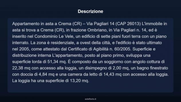Immobile in asta di 55 m², box auto in vendita a Crema - Foto 10