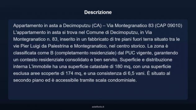 Immobile in asta di 174 m² con più di 5 locali in vendita a Decimoputzu - Foto 4
