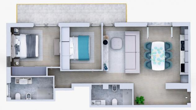 Appartamento in vendita a Ronchi - Massa 70 mq Rif: 1228520 - Foto 9